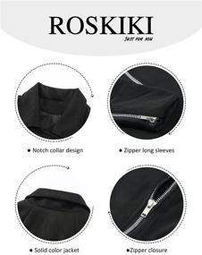 img 1 attached to ROSKIKI Classic Motorcycle Leather Outwear Women's Clothing for Coats, Jackets & Vests