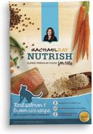 🐱 rachael ray nutrish natural dry cat food, salmon & brown rice recipe, 3 lbs (2-pack) логотип