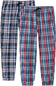 img 4 attached to 👖 Comfortably Stylish: JINSHI Pajama Bottoms Sleepwear with Convenient Pockets