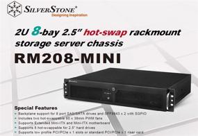 img 2 attached to Silverstone SST-RM208-Mini - 2U Rackmount Server Case With 8X 2