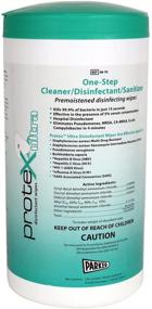 img 1 attached to 🧽 Parkerlabs Protex Disinfectant Textured Wipes - 7x10 Canister of 75 Wipes, Kills 99.9% Bacteria in 15 Seconds