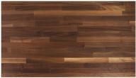 🌰 john boos walkct-bl1225-v blended walnut counter top: highest quality with varnique finish, ideal 1.5" thickness, 12" x 25 logo