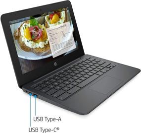 img 3 attached to HP Chromebook 11.6 Inch Intel Celeron N3350 Laptop: 4GB RAM, 32GB eMMC, WiFi, Bluetooth, Webcam, Chrome OS