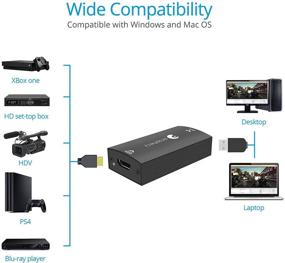 img 1 attached to 🎮 gofanco Prophecy USB 3.0 HDMI Видео захват устройство – Захват геймплея, стриминг и обмен, 1080p @60 Гц, Минимальная задержка, Совместимо с игровыми приставками Xbox Series и PS4, Захват игрового процесса (PRO-CaptureHD)