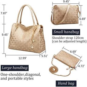img 2 attached to 👜 Pahajim Handbag Shoulder Satchel - Versatile Women's Handbags & Wallets for Every Occasion