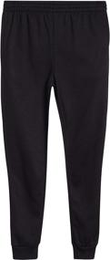 img 1 attached to 👖 2 Pack Real Love Girls' Sweatpants - Basic Active Fleece Joggers (Size: 7-16)