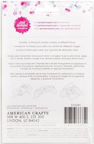 img 1 attached to 🎨 Versatile and Creative: American Crafts Mixed Media Acrylic Stamp Set DIY Face, 13 Piece for Unique Art Projects!