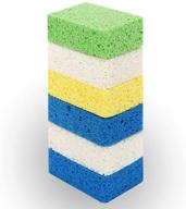 🧽 6-pack of non-scratch heavy-duty scrub sponges for dishes and home cleaning logo