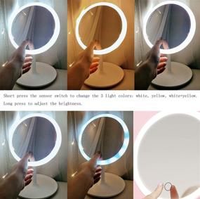 img 2 attached to Janier Lighting Portable Cosmetic Magnifying
