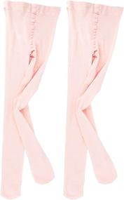 img 2 attached to 🩰 Ultra Soft Transition Tights for Dancing - Daydance Girl's Ballet Tights, 60D