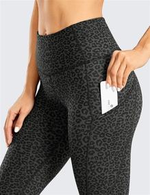 img 2 attached to CRZ YOGA Brushed Light Fleece Leggings 28 Sports & Fitness for Running