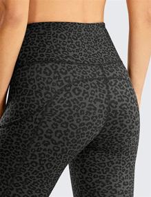 img 1 attached to CRZ YOGA Brushed Light Fleece Leggings 28 Sports & Fitness for Running