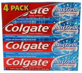 img 1 attached to Colgate Toothpaste Fluoride Breath Strips Oral Care