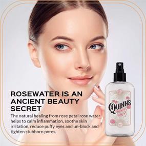 img 2 attached to Quinn’s Facial Toner Mist: Pure Rosewater for Face, Hair, and More – 8 Ounce