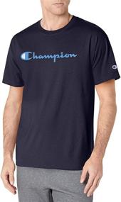 img 2 attached to 🔍 Optimized Search: Champion Black Large Graphic Jersey for Men's Shirts