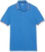 amazon essentials slim fit cotton pique men's clothing in shirts logo