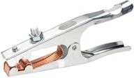 🔌 500 amp lincoln electric k910-2 heavy duty ground clamp with copper plated jaw and braided copper shunt logo