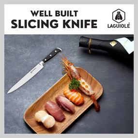 img 2 attached to 🔪 Precision-Crafted Laguiole Stainless Steel Professional Slicing Knife 12" - Optimal Performance and Durability