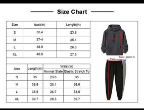 img 1 attached to Sweater Sweatpants Tracksuit Sweatshirt D2 Medium Boys' Clothing