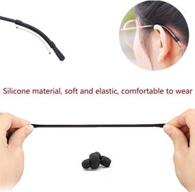 img 1 attached to SUKPSY Silicone Eyeglass Eyeglasses Sunglasses