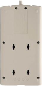 img 3 attached to 🔌 Tripp Lite TLP808 8 Outlet Surge Protector Power Strip with 8ft Cord, Right Angle Plug, LIFETIME INSURANCE &amp; $75K INSURANCE - Light Gray