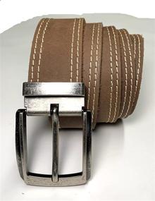 img 2 attached to 👨 Stylish & Durable Casual Heavy Duty Leather Cinturon Hombre - Men's Accessories for Belts