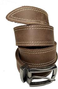 img 3 attached to 👨 Stylish & Durable Casual Heavy Duty Leather Cinturon Hombre - Men's Accessories for Belts