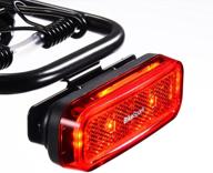 🚴 bikespark g4r auto-sensing rear light – usb rechargeable (240hrs) – precise brake sensing – cargo rack compatible – 50-lumen brightness – large reflector – 50/80mm screw mount/easy release – made in taiwan logo