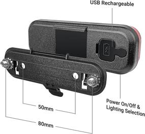 img 1 attached to 🚴 BikeSpark G4R Auto-Sensing Rear Light – USB Rechargeable (240HRs) – Precise Brake Sensing – Cargo Rack Compatible – 50-lumen Brightness – Large Reflector – 50/80mm Screw Mount/Easy Release – Made in Taiwan