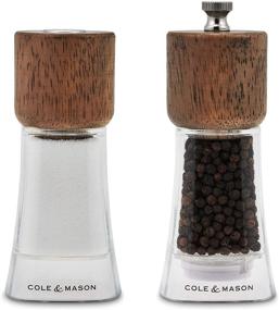 img 4 attached to 🌶️ Cole & Mason Macclesfield Pepper Mill and Salt Shaker Gift Set: 5.5" Clear - Enhancing your Dining Experience!