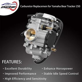 img 3 attached to 🔧 High-Quality Carburetor Replacement for 1999-2004 Yamaha Bear Tracker 250 YFM250 YFM250X