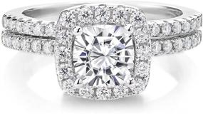 img 3 attached to Moissanite Gem Stone King Engagement