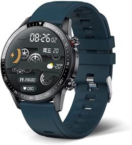 img 4 attached to 📱 MEGIR Sport Fitness Smartwatch with Heart Rate Monitor, IP67 Waterproof, Pedometer, Sleep Monitor, Step Counter - Z08