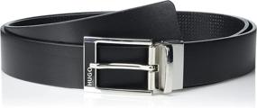 img 2 attached to BOSS HUGO Mens Belt Smooth Men's Accessories in Belts