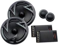 🔊 power acoustik ef-60c edge серия 6.5" 500-ватт компонентная аудиосистема - высокая производительность звука для погружающего звукового опыта (чёрный) логотип