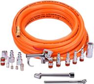 🛠️ wynnsky 3/8-inch x 25ft pvc air compressor hose kit featuring 17-piece air tool and compressor accessories set логотип