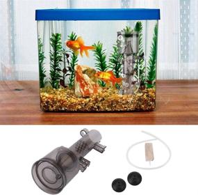 img 2 attached to 🐠 Saltwater Aquarium Internal Tank Filter with Hanging Protein Skimmer & Pump for Marine Aquariums (#2)