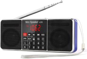 img 3 attached to 📻 PRUNUS J-288 Portable Radio AM FM with Bluetooth Speaker, Sleep Timer, Power-Saving Display, Ultra-Long Antenna - Battery Operated, USB Disk & TF Card MP3 Player | Buy Now!