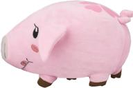 🐷 heionia 7.8-inch pig stuffed animal plush toy - pink pig plushie pillow, anime figure doll merch collectible toys for boys and girls - birthday gift logo