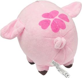 img 3 attached to 🐷 Heionia 7.8-inch Pig Stuffed Animal Plush Toy - Pink Pig Plushie Pillow, Anime Figure Doll Merch Collectible Toys for Boys and Girls - Birthday Gift