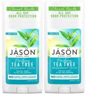 🌿 jason tea tree & grapefruit deodorant set, 2.5 fl. oz. - pack of 2 logo