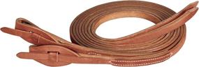 img 1 attached to 🐎 Weaver Leather ProTack Heavy Harness Split Reins - Premium Quality for Optimal Control and Durability