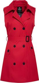 img 4 attached to Wantdo Classic Waterproof Sleeveless Overcoat Women's Clothing and Coats, Jackets & Vests