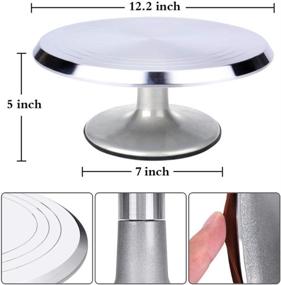 img 3 attached to 🔄 Disposable Aluminium Turntable by ANSLYQA for Decorating