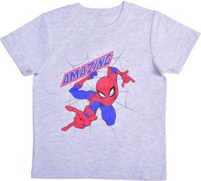 img 3 attached to 🕷️ Marvel Boy's 3-Piece Spider-Man T-Shirt and Jogger Pant Set – An Amazing Marvel Outfit!