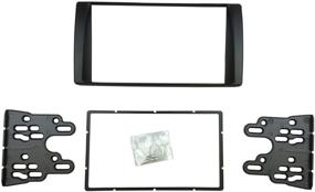 img 1 attached to 📻 DKMUS Double Din Radio Stereo DVD Dash Installation Trim Kit for 2001-2006 Toyota Camry with American Type Fascia - Fits 173mm-178mm Window Opening