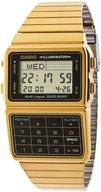 часы casio dbc611g-1d золотые и черные - золото / едининый размер логотип