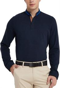 img 2 attached to Navifalcon Shirts Cotton Collared Casual Men's Clothing in Shirts