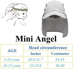 img 3 attached to Removable Bucket Hat for Boys - Toddler Sun Protection Accessories