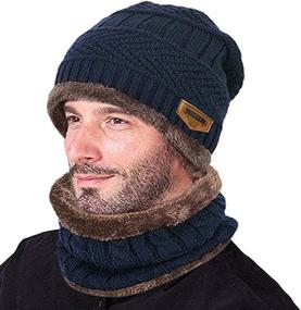 img 4 attached to Kata Beanie Thick Fleece Winter Outdoor Recreation